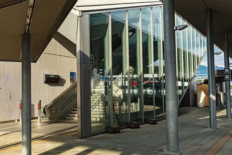 竜王駅 富士山ゲートのフリー写真素材