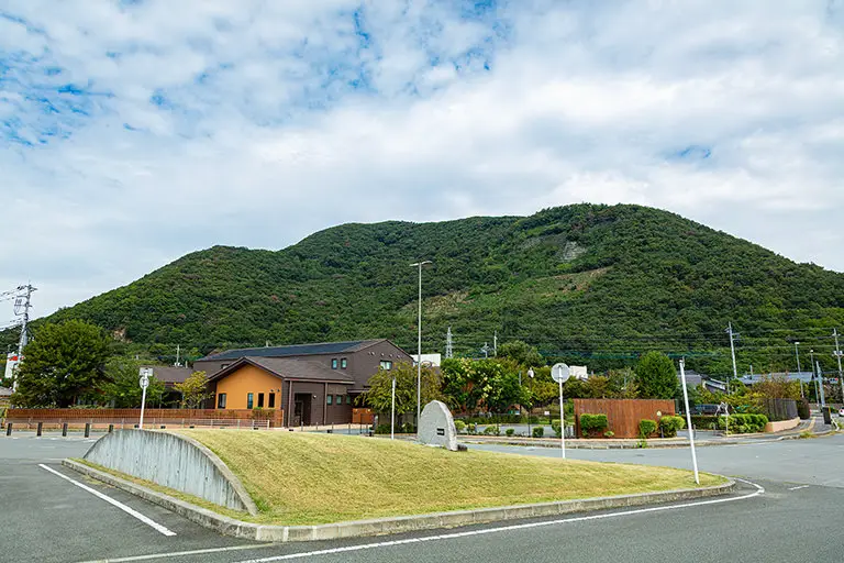 石和温泉駅北口周辺のフリー写真素材