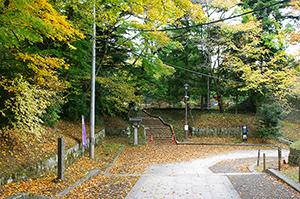 仙台城跡のフリー写真素材