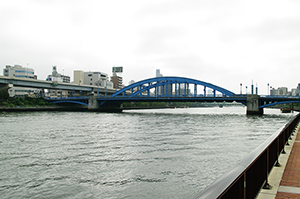 駒形橋のフリー写真素材