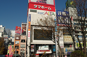 スタジオアルタ（新宿）のフリー写真素材
