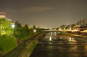 京都-鴨川のフリー写真素材