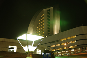 電灯（横浜）のフリー写真素材