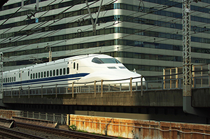 新幹線こだまのフリー写真素材