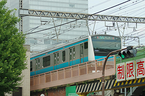 京浜東北線のフリー写真素材