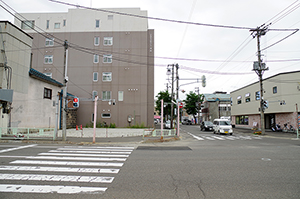 JR岩見沢駅前のフリー写真素材