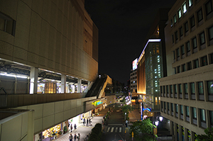 JR恵比寿駅付近のフリー写真素材