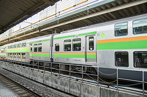 JR東海道線のフリー写真素材