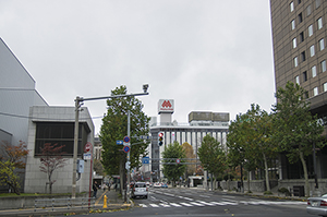 札幌大通公園付近のフリー写真素材