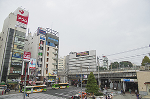 JR上野駅周辺のフリー写真素材
