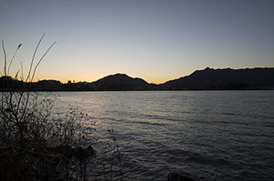 河口湖のフリー写真素材
