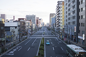 三ノ輪駅付近のフリー写真素材