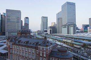 東京駅周辺のフリー写真素材