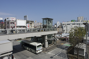小田原駅前のフリー写真素材