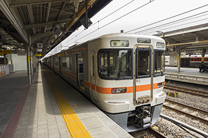 名古屋駅の普通列車 313系 B101編のフリー写真素材