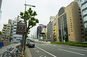 名古屋市街（中村区）のフリー写真素材