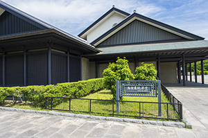 名古屋城の名古屋能楽堂のフリー写真素材