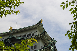 名古屋城天守閣のフリー写真素材
