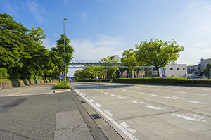 名古屋熱田神宮付近の伏見通のフリー写真素材