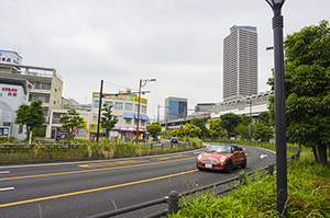 JR岐阜駅南口前のフリー写真素材