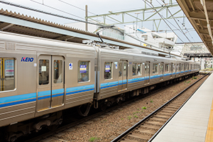 京王1000系電車のフリー写真素材
