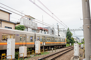 京王井の頭線1000系電車のフリー写真素材