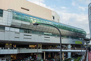 立川駅前のフリー写真素材