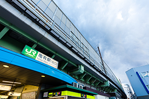 JR亀有駅(北口)のフリー写真素材