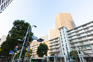 佃（東京都中央区）のフリー写真素材