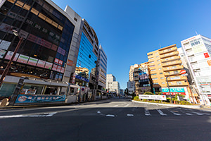 京王八王子駅前のフリー写真素材