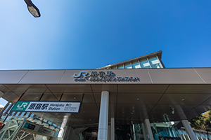 原宿駅のフリー写真素材