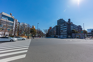 原宿駅前のフリー写真素材