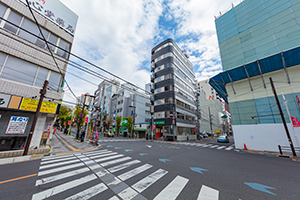 浦和 県庁通りのフリー写真素材