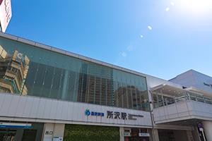 所沢駅西口のフリー写真素材