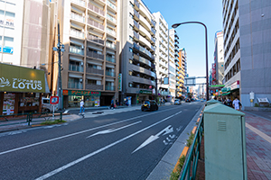 練馬 千川通りのフリー写真素材