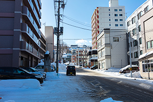 小樽市内 竜宮通りのフリー写真素材