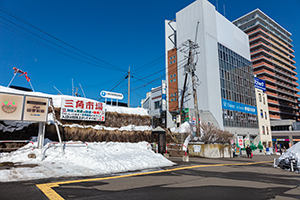 小樽駅周辺のフリー写真素材