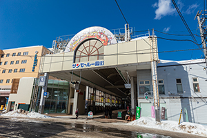 小樽 サンモール一番街のフリー写真素材