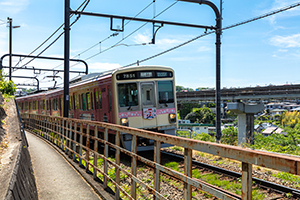 京王電鉄 7000系電車のフリー写真素材